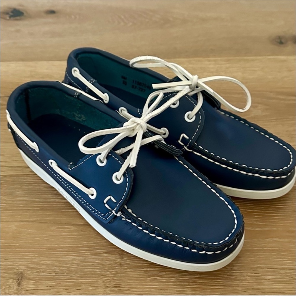 Sebago Leather Dockside Boat Slides